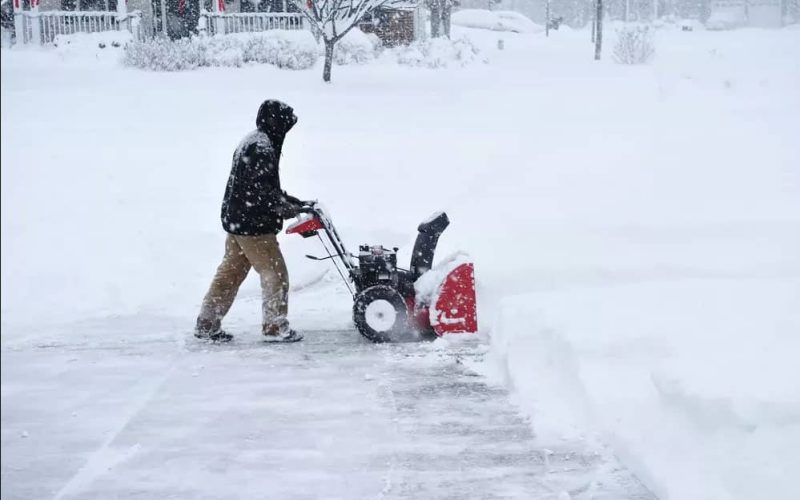 snow plowing service