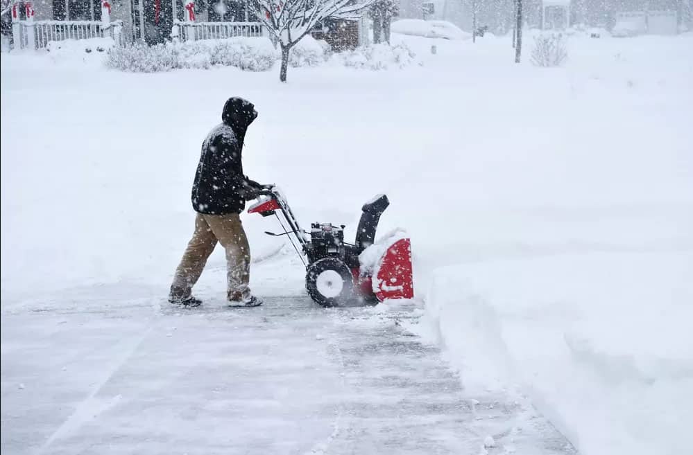 snow plowing service
